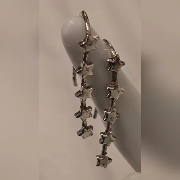 â¤ď¸5 Star Ear Climber/Crawler by All Stars Aligned Earrings; 925 Sterling S⌠- Picture 1 of 13
